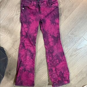 Pink and Black Tie-Dye Flare